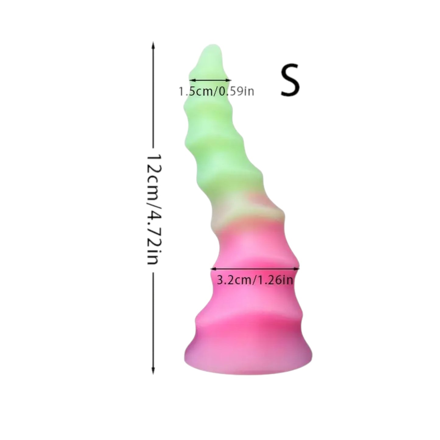 XXLtoys – Twisted Fantasy Siliconen Dildo – Small (12 cm)