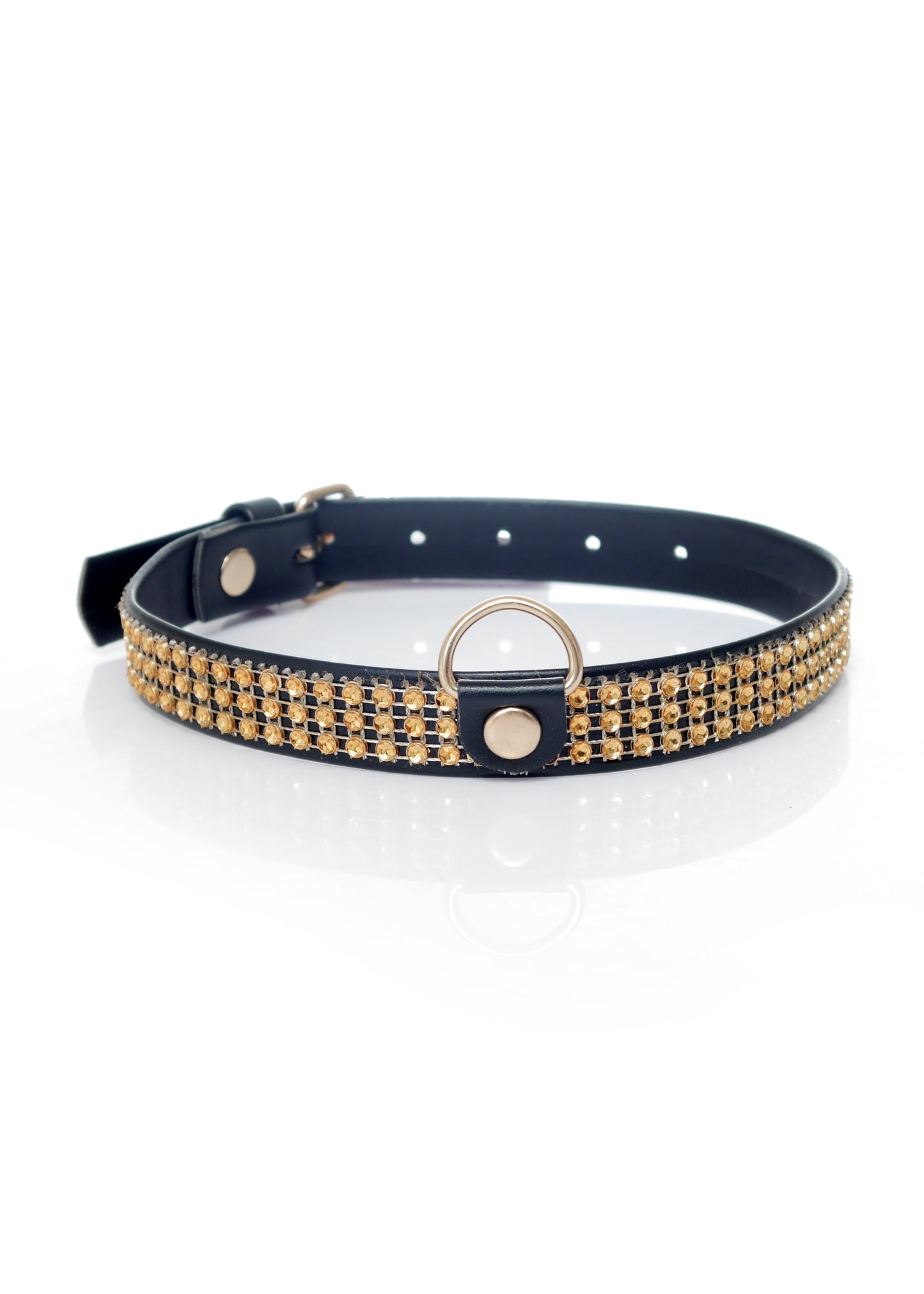 Boysoftoys - 33-00100 - Collar - Studs - Small - Gold - Diamonds