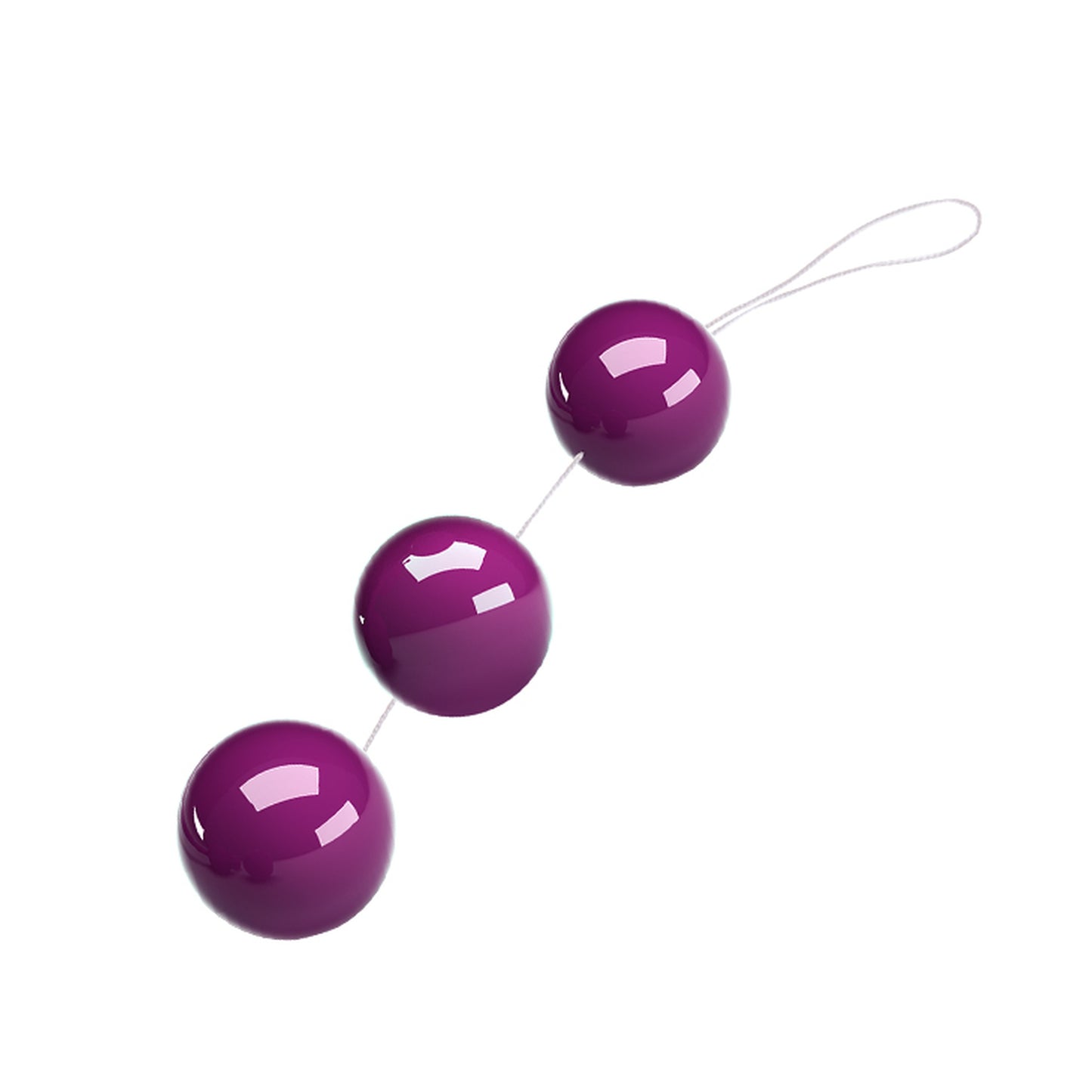 Baile- BI-014049-3 Triple Purple Kegal Balls - Dia 3,6 Cm - In Blister