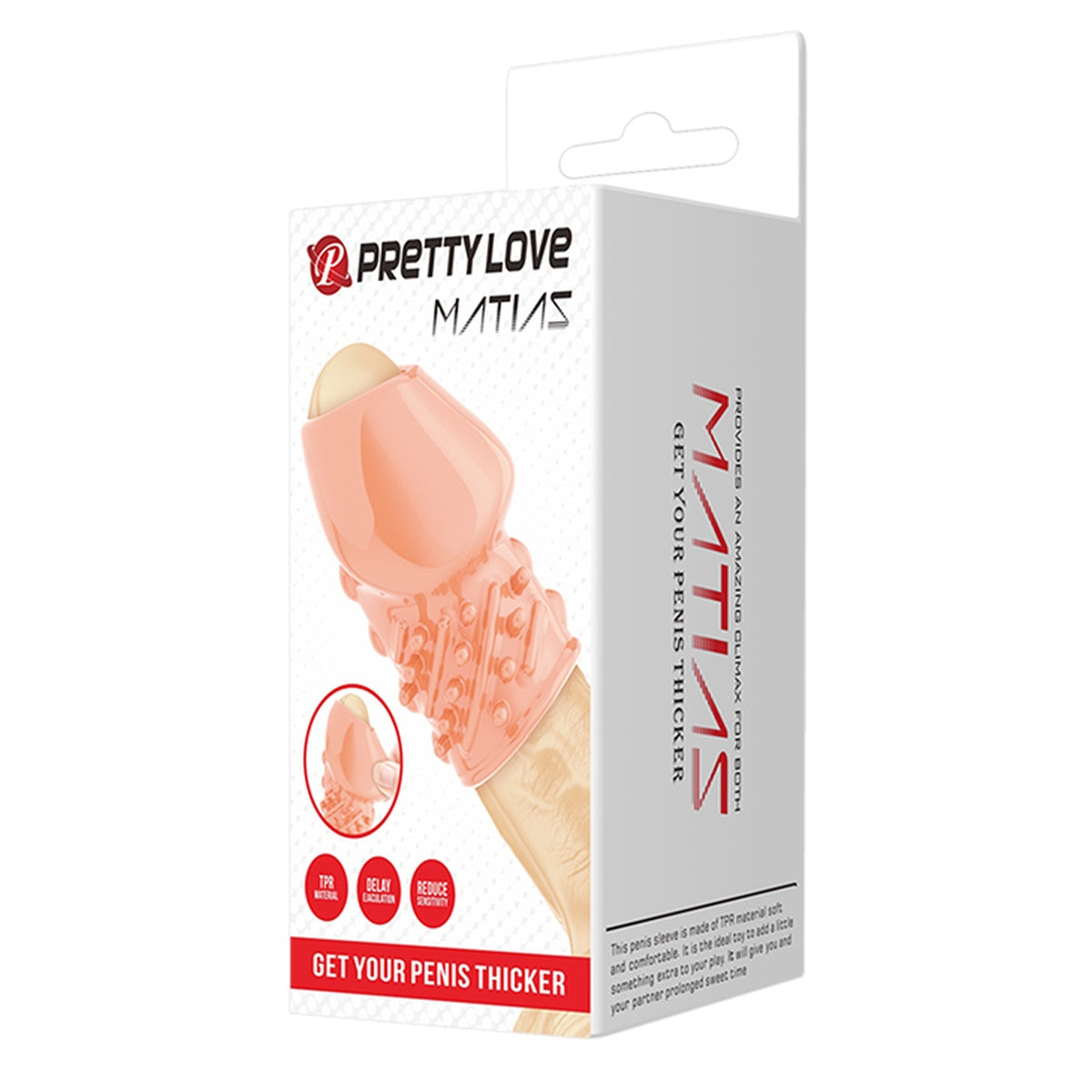 Pretty Love - Matias - Penis Sleeve Huidskleur