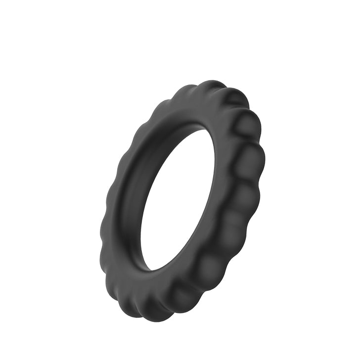Baille - BI-210145 - Titan SIlicone Cockring Black Lenght 4,2 cm dia 1 cm