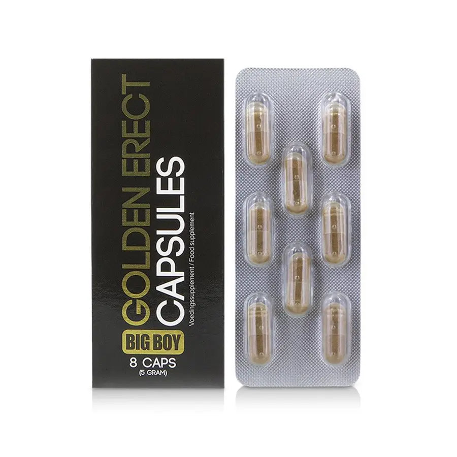 Big Boy – Golden Erect Capsules (8 stuks) - Erectiie pillen