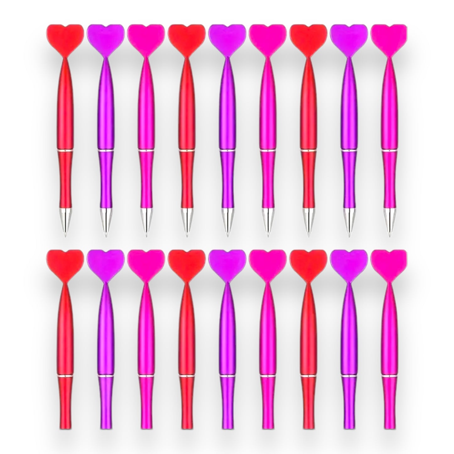 Kinky Pleasure Hart Balpennen - Ca. 14cm - 3 Stuks