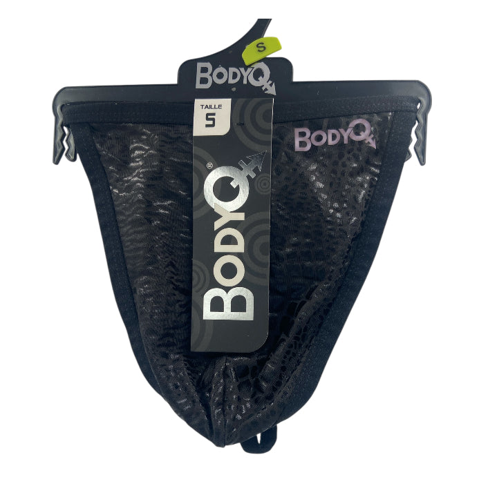 BodyQ Sexy Heren String – Zwart Croco met Roze – Erotische Herenlingerie – Maten S t/m XL