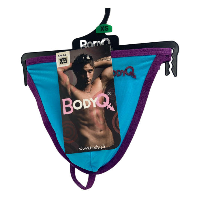 BodyQ Sexy Heren String – Blauw/Paars – Erotische Herenlingerie – Maten XS t/m L