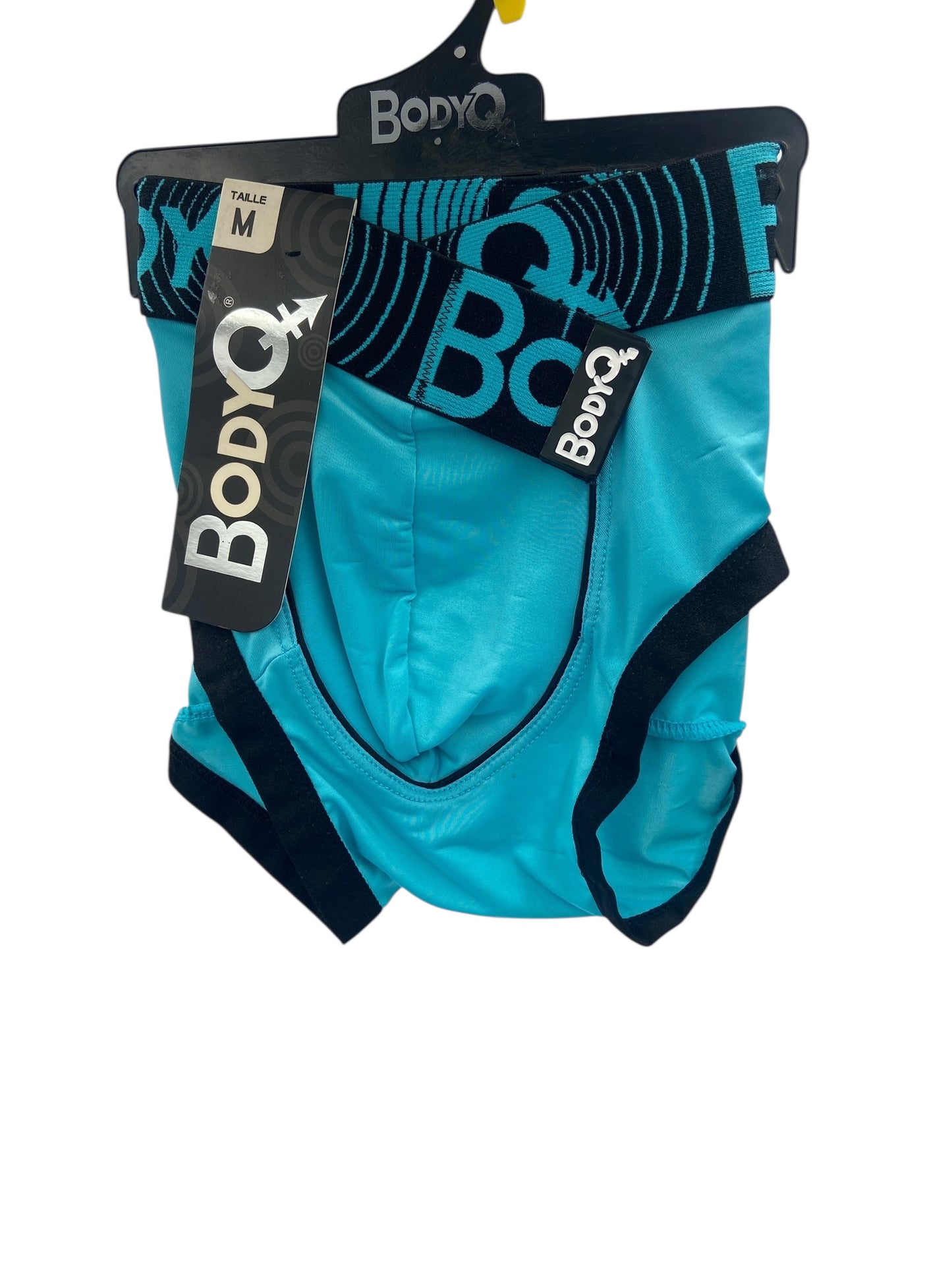 BodyQ Sexy Heren Boxershort – Aqua/Zwart – Erotische Herenlingerie – Maten S t/m XL