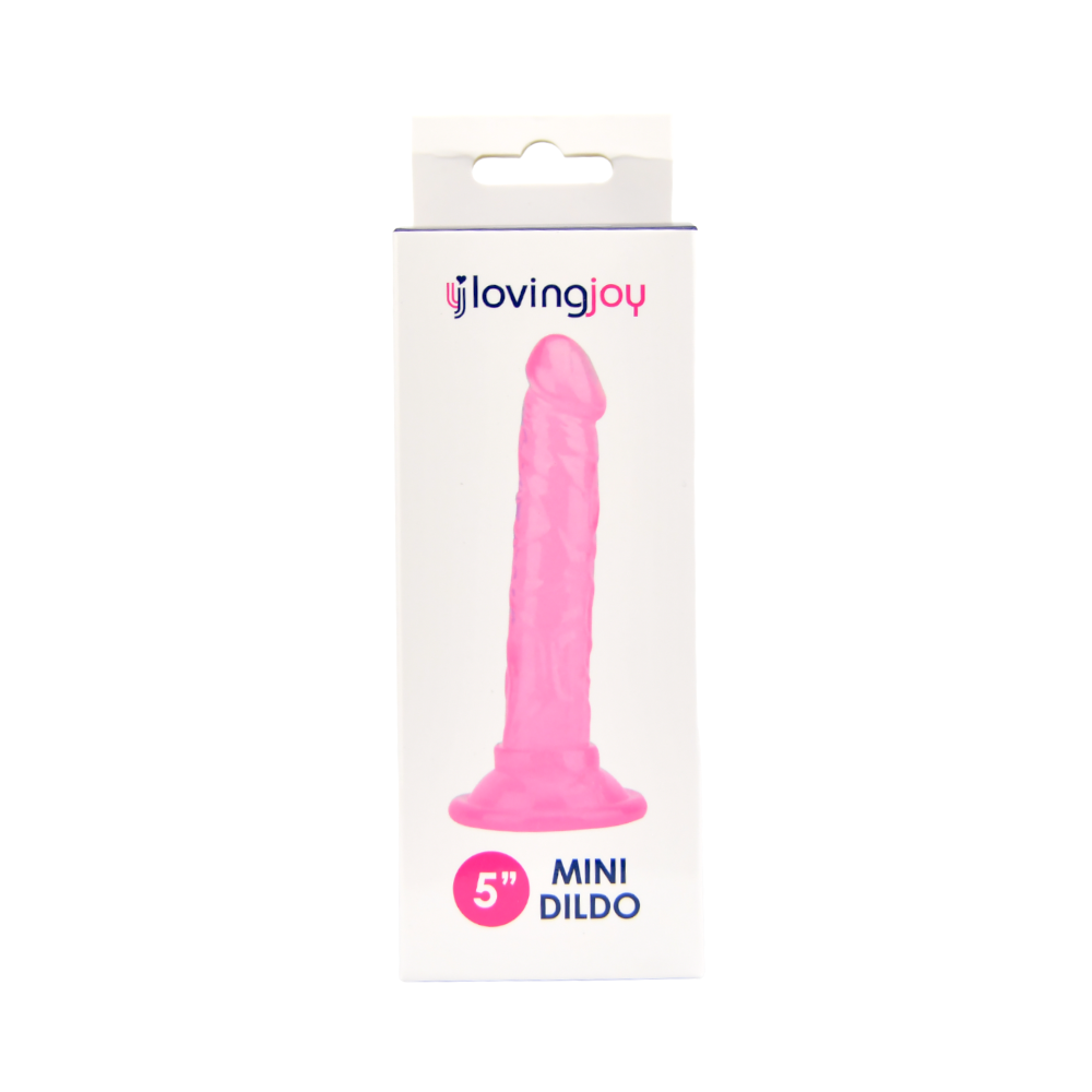 Loving Joy - Realistic Mini Dildo Pink - 5 Inch / 12 Cm Insertable - Length 15 CM dia 2,5 cm - N11938