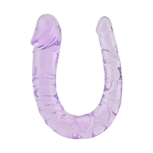 Dubbel Dildo Jelly Paars - 28 CM - N11952