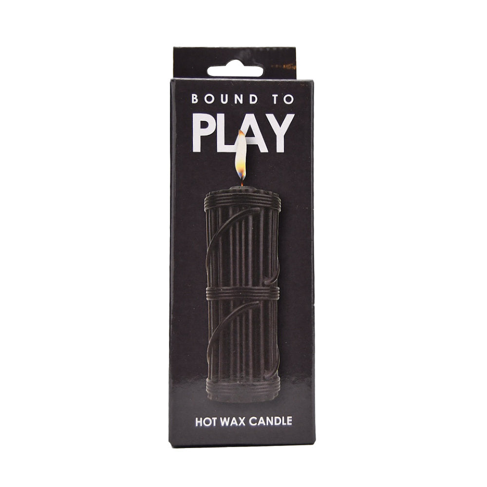 Bound to Play - N12143 - Hot Wax Candle Black Candle Low Temperature