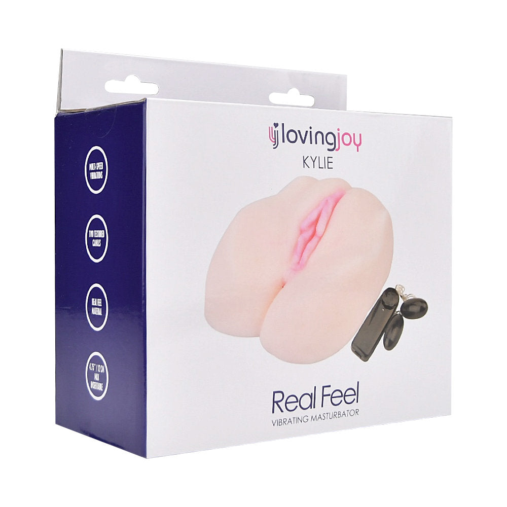 Loving Joy - N12158 - Kylie Pussy & Ass Vibrating Masturbator - 700 Gram