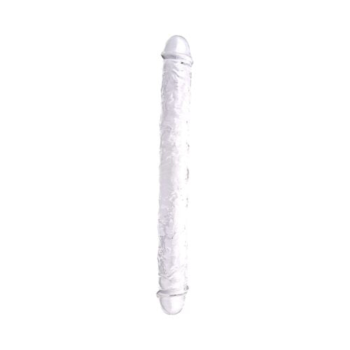 Loving Joy - 15 Inch Jelly Clear Double Dildo - Huge Size 38 CM - N12190