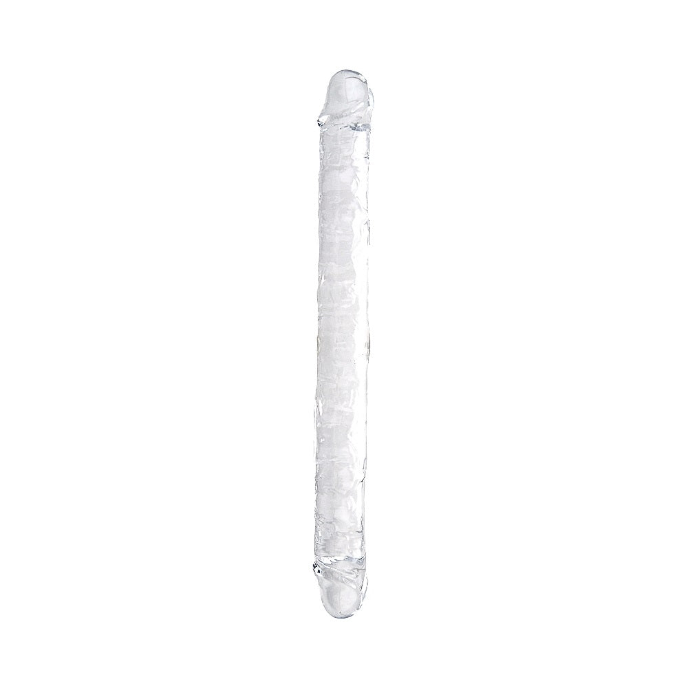 Loving Joy - 18 Inch Jelly Clear Double Dildo - Mega Size 45.5 CM Flexible - N12191
