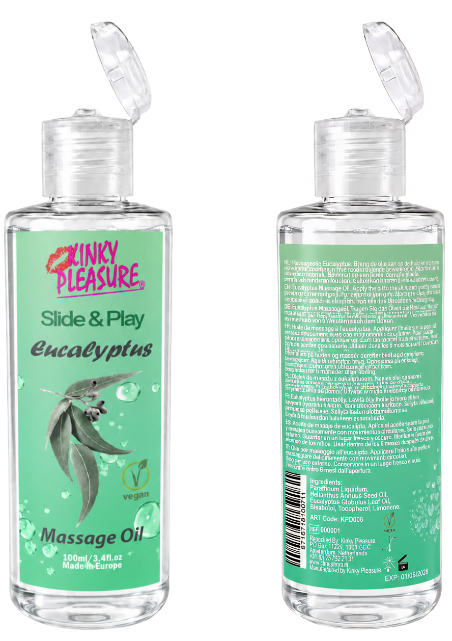 Kinky Pleasure Eucalyptus Massageolie 100 ml
