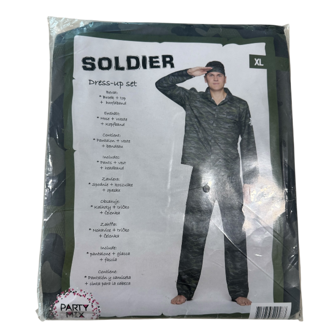 Hot Soldaten Pak Kostuum voor Mannen – Militairen Pak - Sexy Militair Roleplay Outfit – M/L/XL