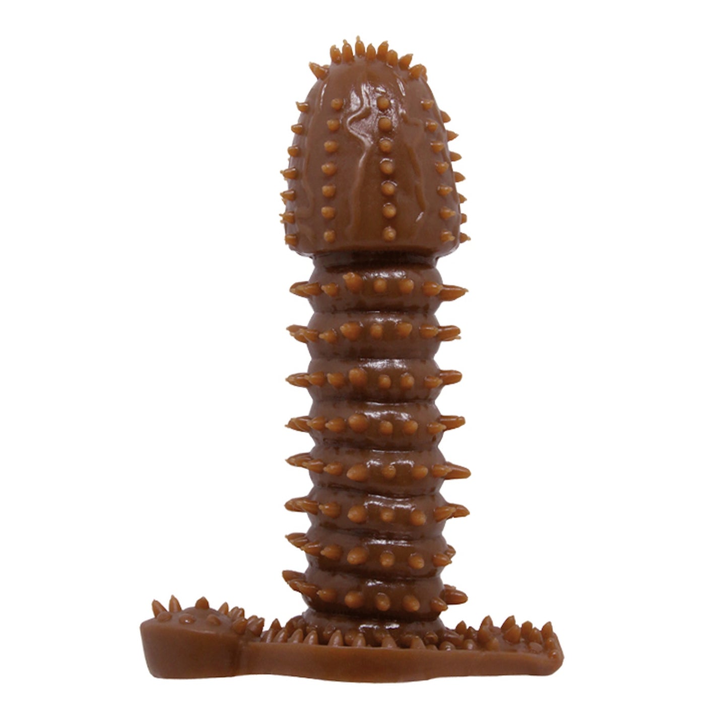 Baile - BI-016005 - Wolftooth Penis Sleeve Flesh 12.5 Cm Dia 3.5 Cm ( 5 Inch Lenght )