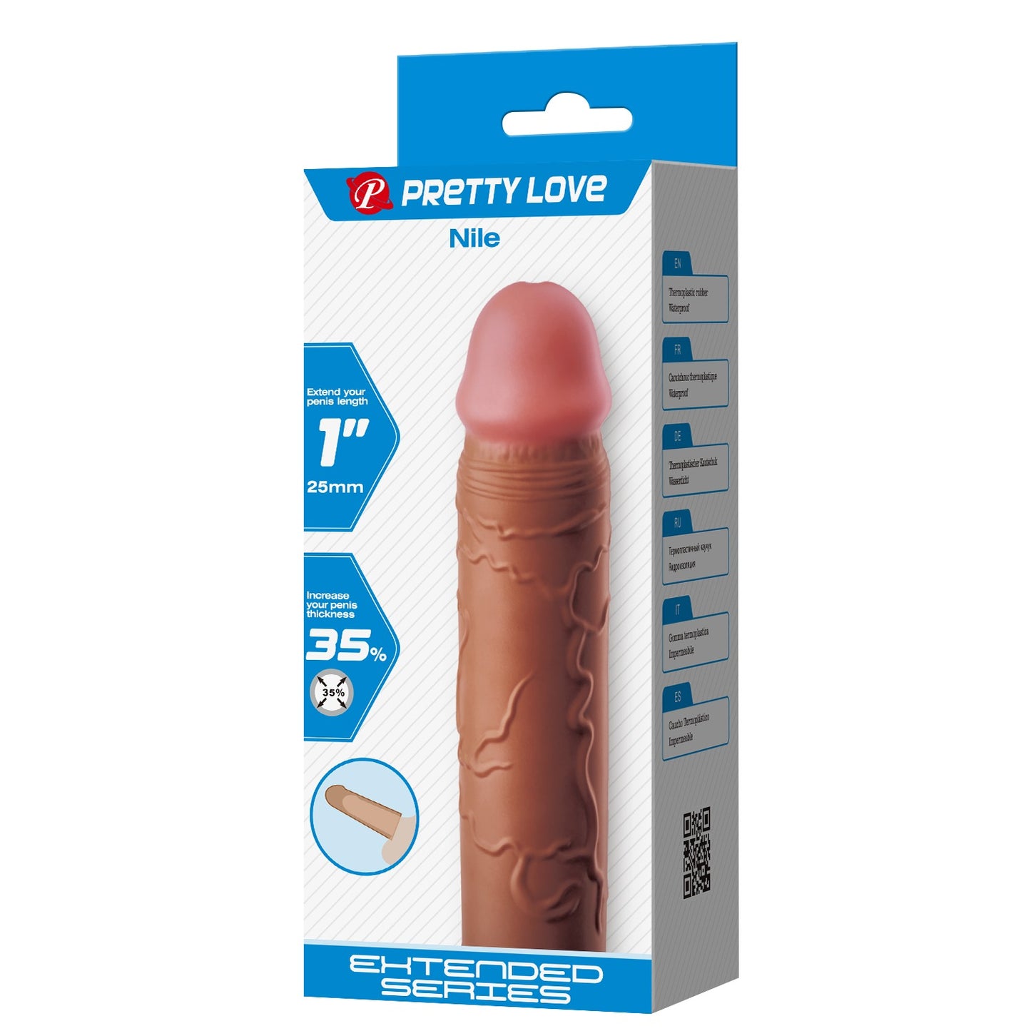 Baile Penis Sleeve Flesh 16,5 Cm Dia 3,8 Cm Inner Dia 2,44 Cm - Extender