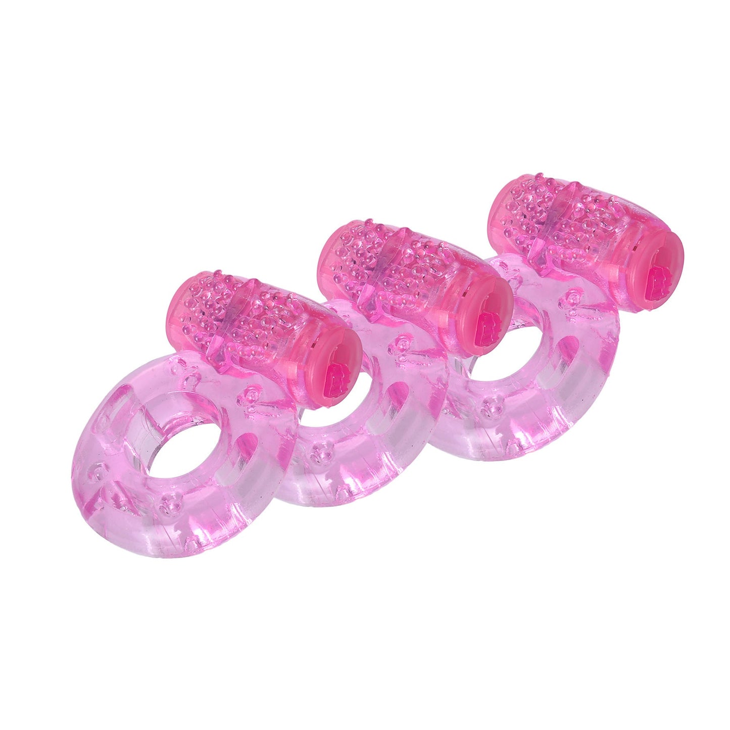 Lovesecret Sensual LS12 Vibrating Ring 01 Roze – Trillende Cockring – Flexibel TPE – Voor Koppels – Comfortabel & Herbruikbaar