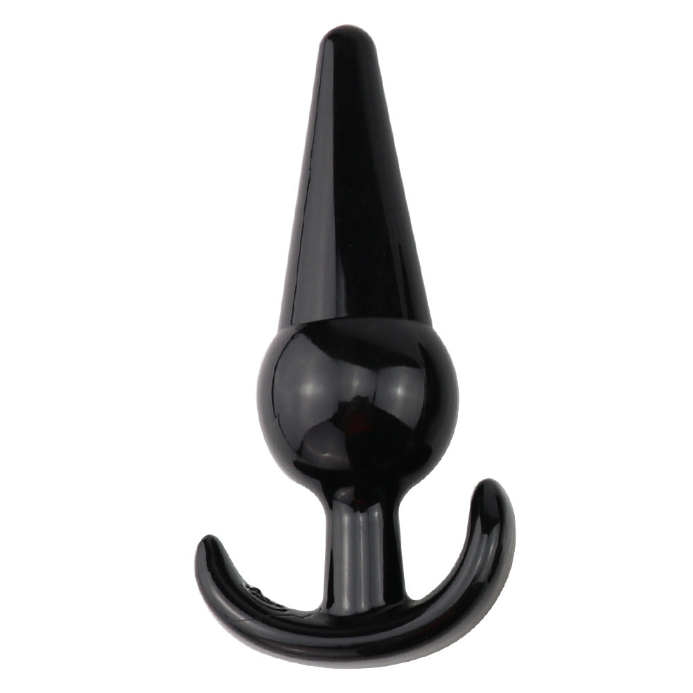 Lovesecret Sensual LS21 T-Plug 12 Zwart – 12,6 cm – Zachte & Veilige TPE Anal Plug – Voor Beginners & Halfgevorderden