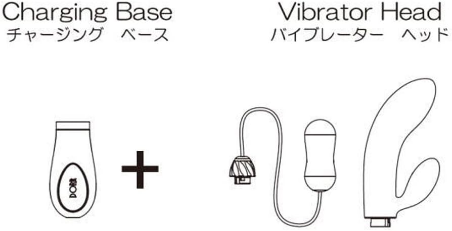 DORR - Mystic Double Pleasure - G-Spot Vibrator & Vibrerend Ei – Zwart