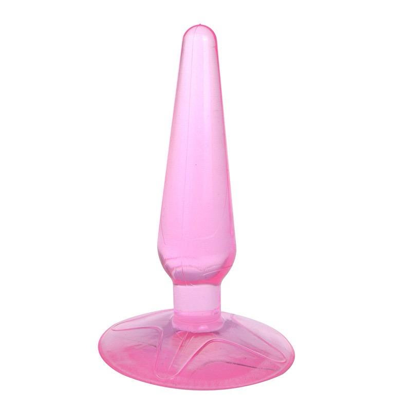 Lovesecret Sensual LS28 Anal Plug 02 Roze – 11 cm – TPE Anal Plug met Zuignap – Veilig & Comfortabel – Voor Beginners en Gevorderden