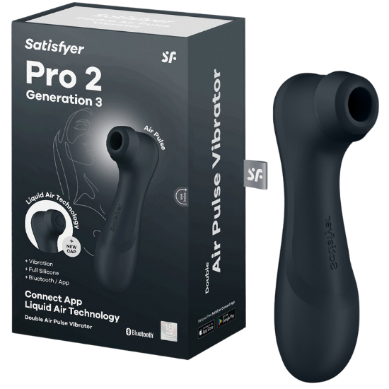 Satisfyer - Bestseller Model - Pro 2 Generation 3 Air pulse Stimulator + Vibration - Airsucker