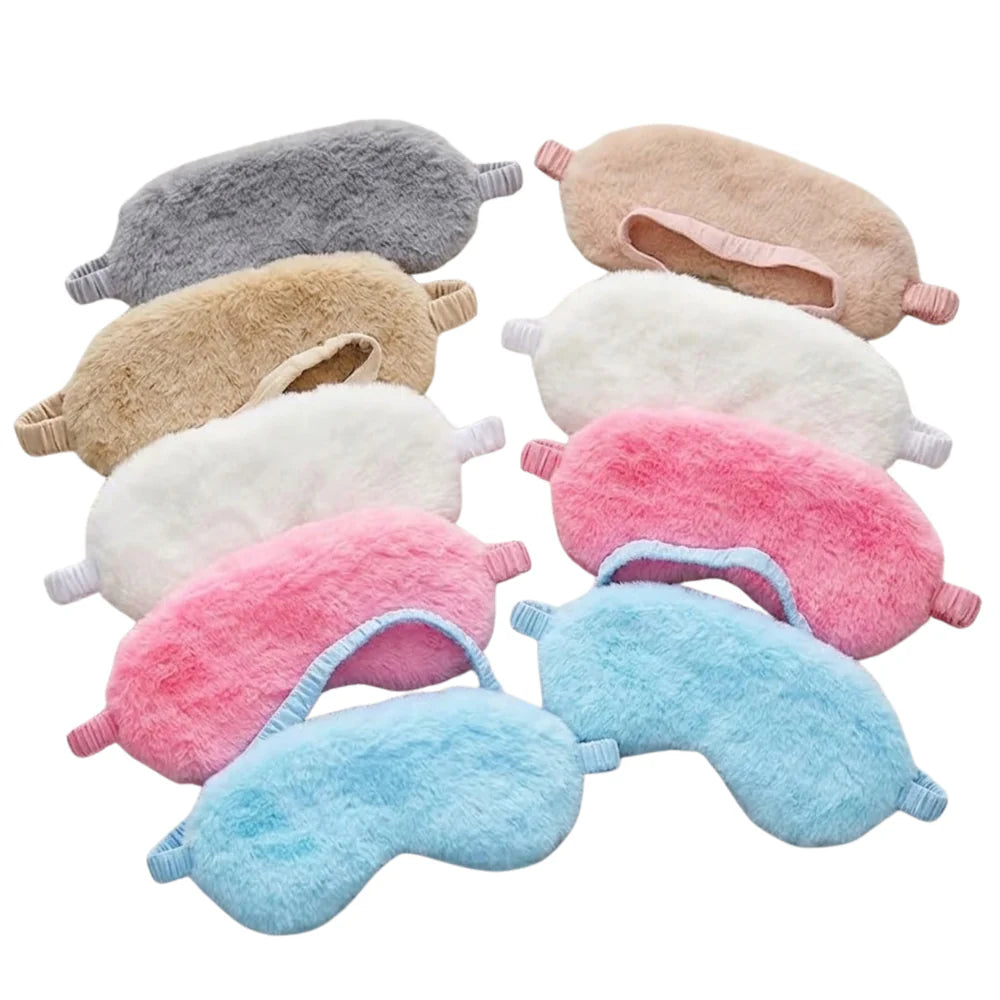 Kinky Pleasure Sleeping Mask Deluxe – Luxe Pluche Slaapmasker – Zacht Oogmasker in 5 Kleuren