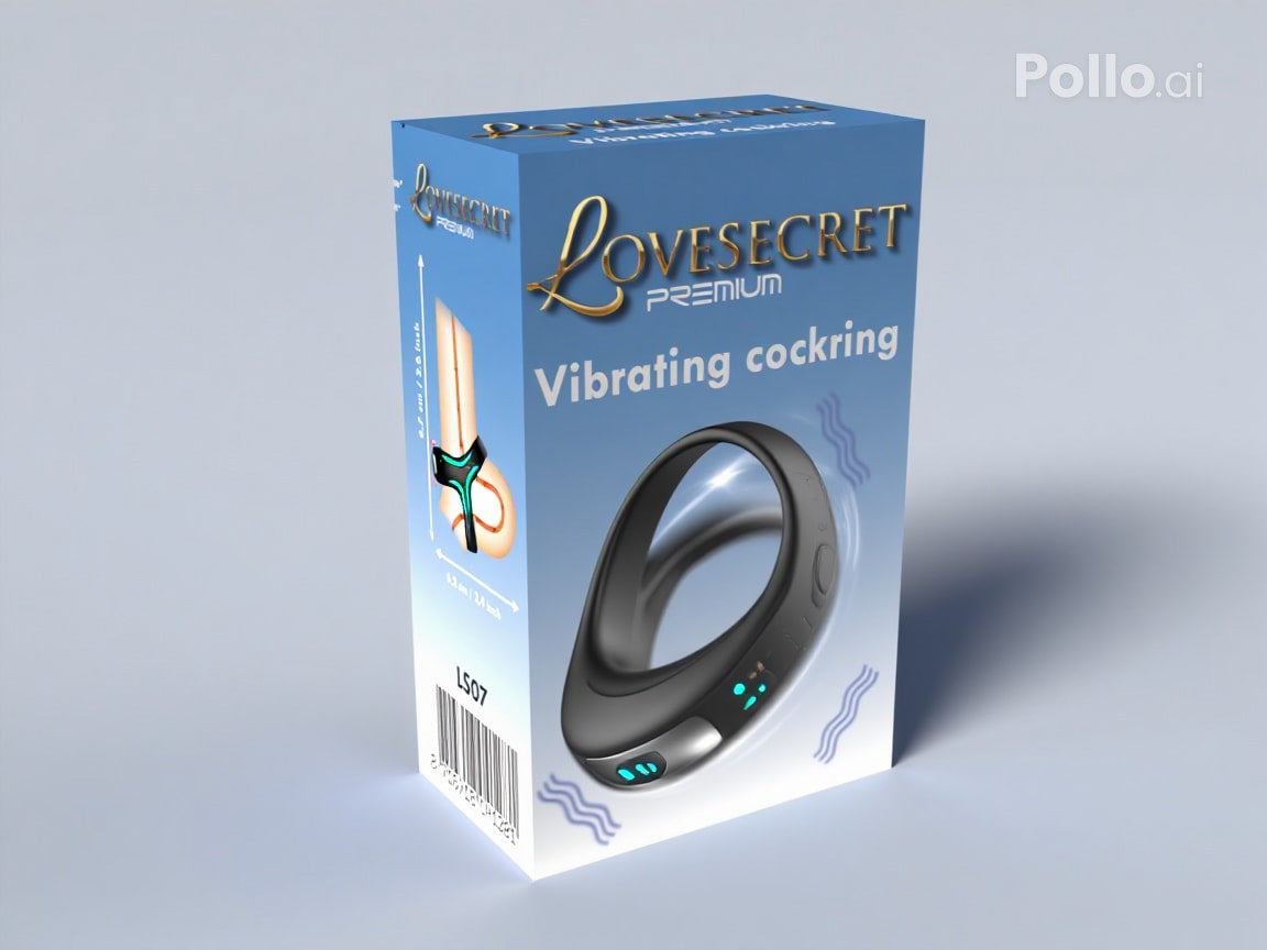 Lovesecret Premium – LS07 – Vibrerende Cockring 3-in-1 – Oplaadbaar – Waterdicht