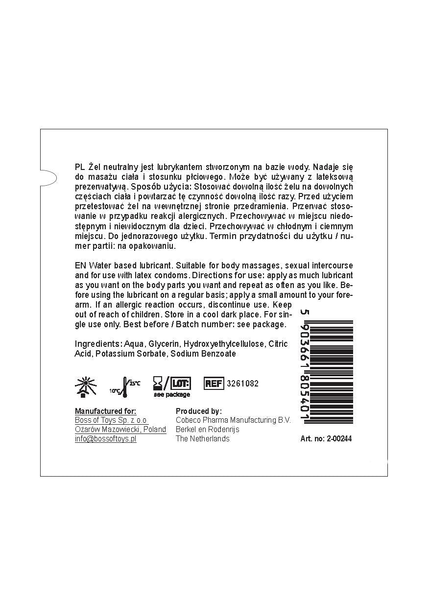 Boysoftoys Sachets Lubricant Neutral 3 ml - Waterbased - 2-00244