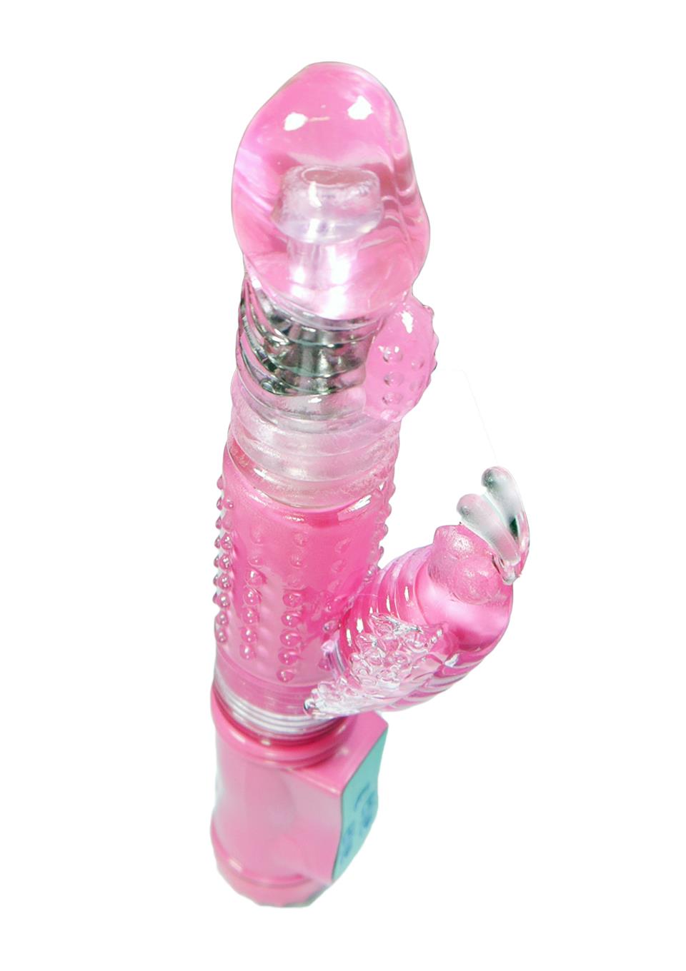 Boysoftoys - 26-00102 - Up & Down Rabbit - Roterende Roze Tarzan - 24,5 cm - 36 function