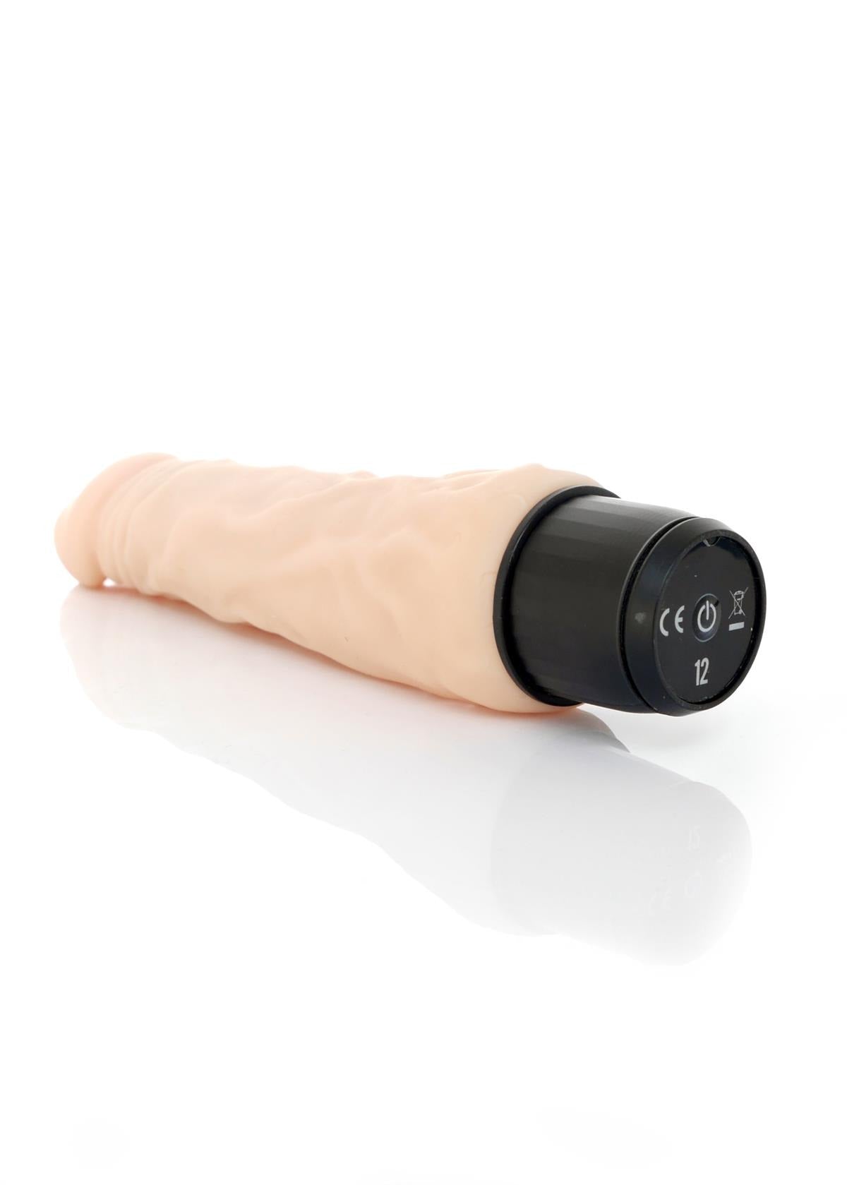 Boysoftoys Sunny Realistic vibrator - 12 function - Cyber leather - Extra ordinary Flexible Material - Flesh - 20,5 cm - 44-00007