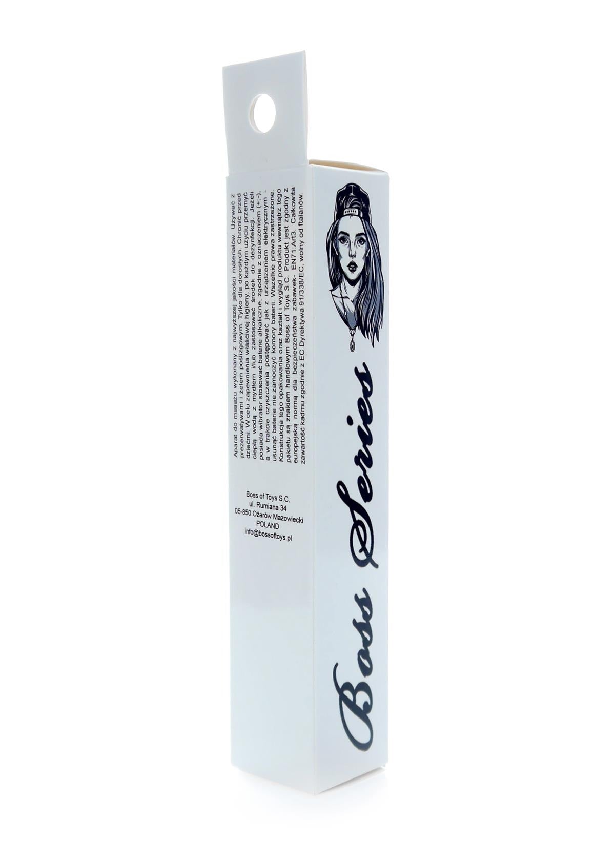 Bossoftoys - 46-00019 - Mini vibrator - Lady finger - 13 cm - dia 2,5 cm - Silver - Window colourbox