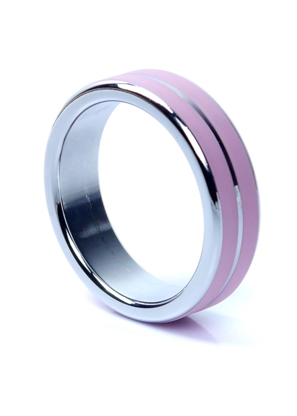 Bossoftoys - 64-00106 - Luxury Design metal Cockring Pink- Large size - Inner diameter 4,5 cm - Outer diameter 5,5 cm