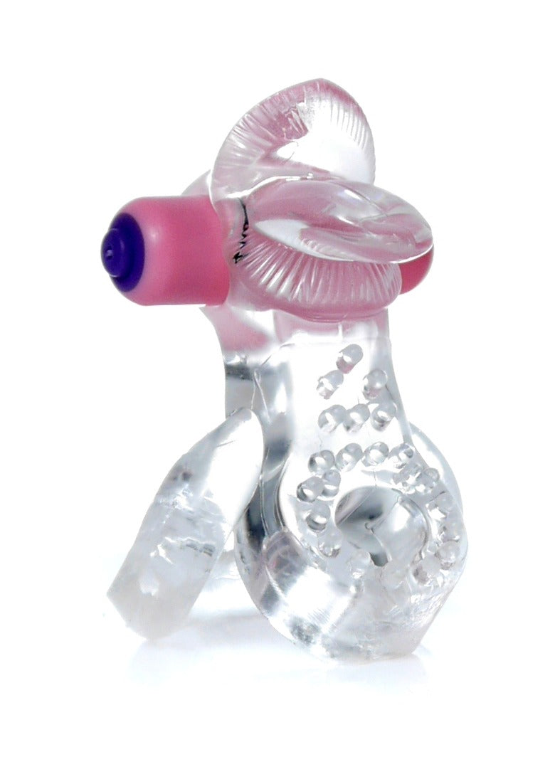 Boysoftoys - 67-00051 - Ring - Tongue Vibro CockRing - Clear -