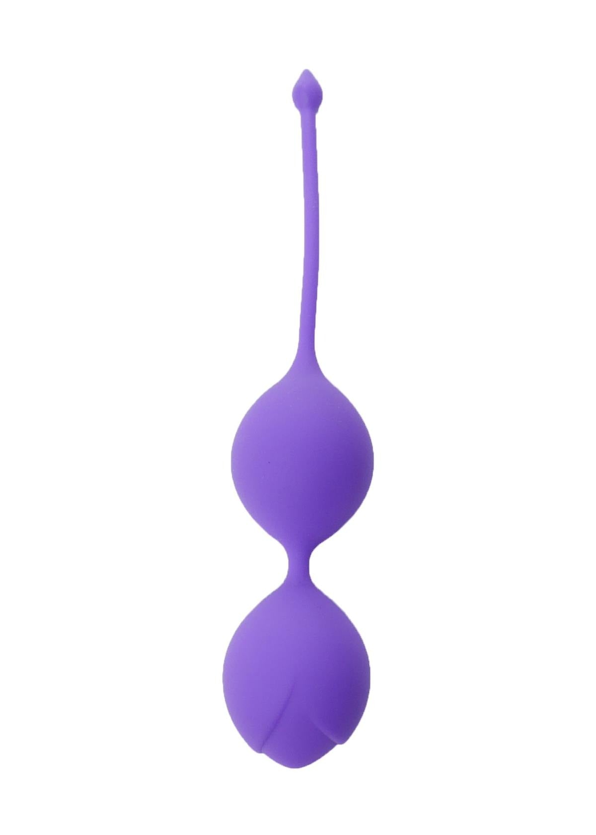 Bossoftoys - 75-00006 - Silicone Kegel Balls - length 16,5 cm - width 29mm - 90g - Purple - strong blister