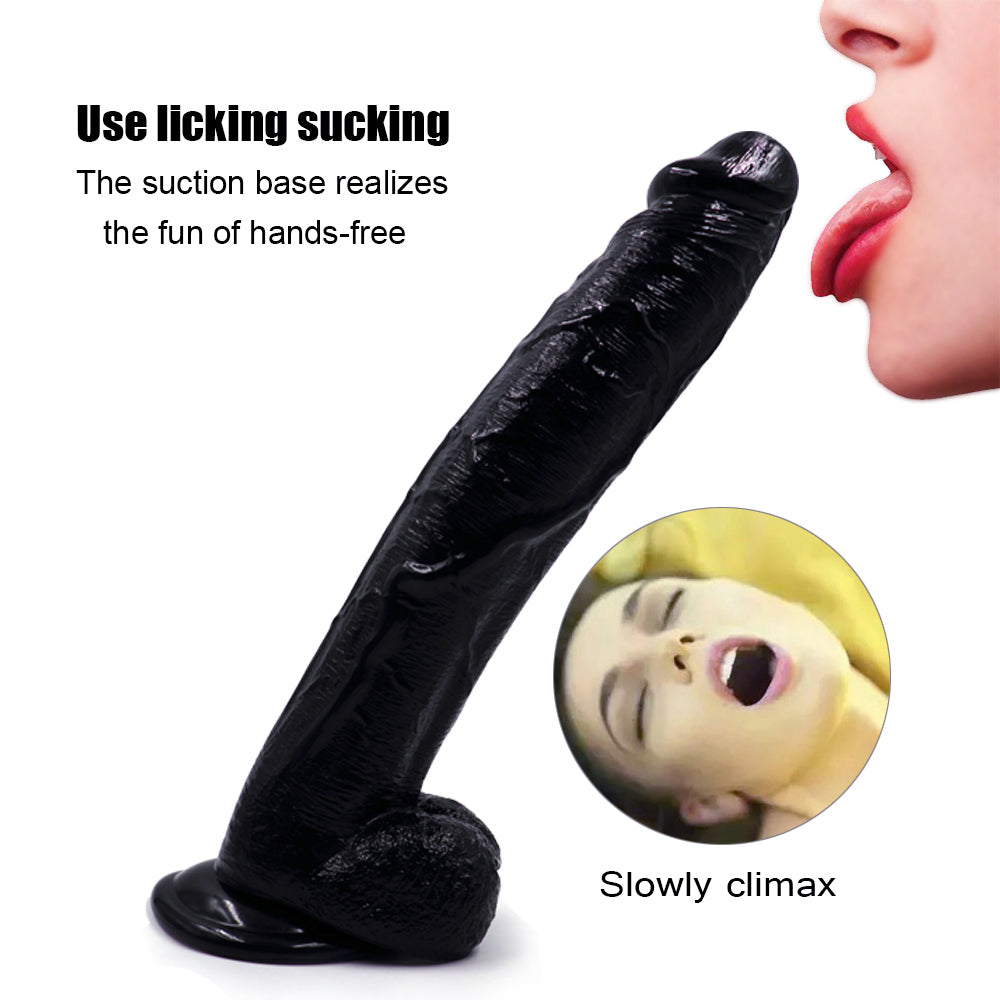 Power Escorts Monster John 12,2'' Mega Realistic Dildo 31 CM - BR231 Black