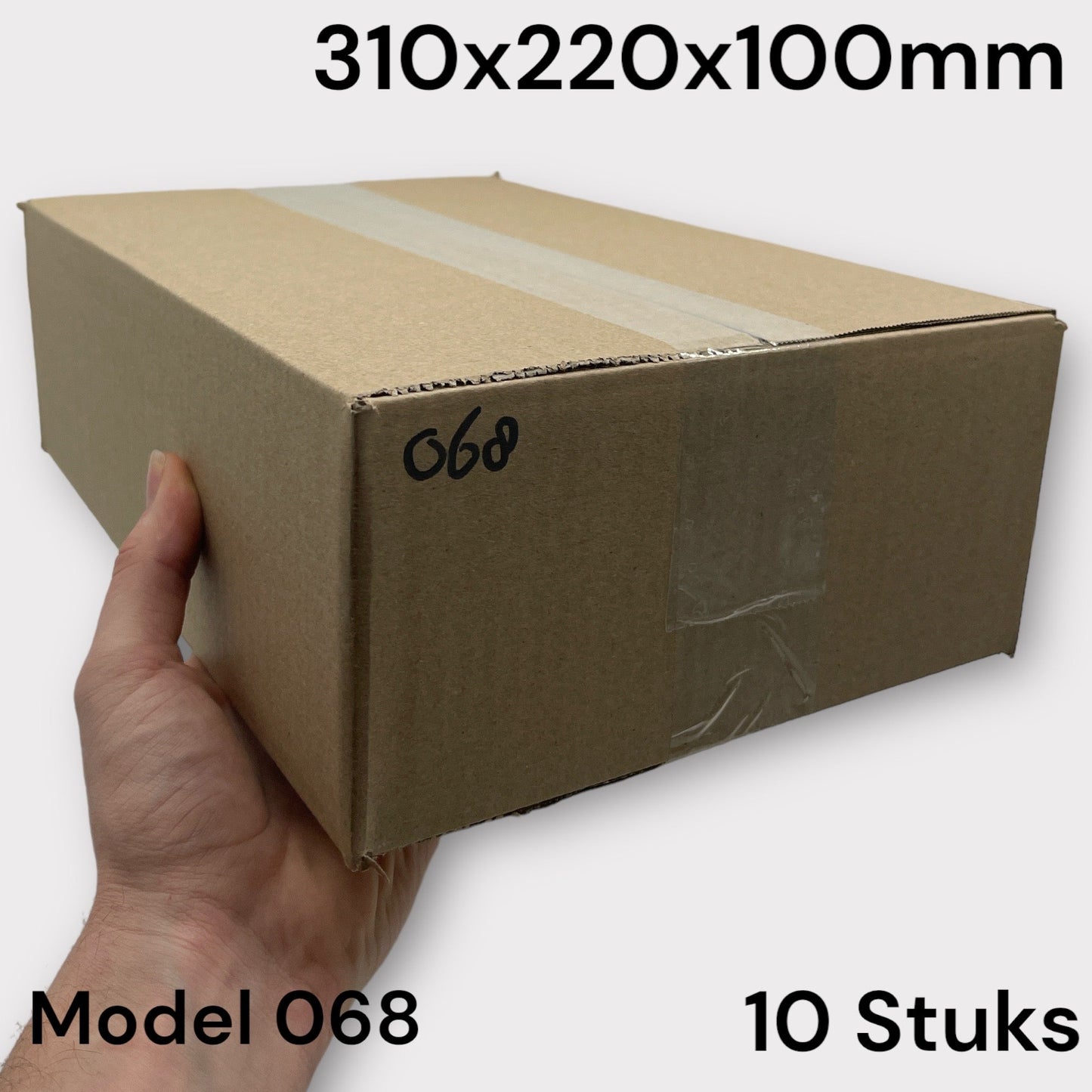 Verzend Doos Bruin Model 068 310x220x100mm 10 Stuks
