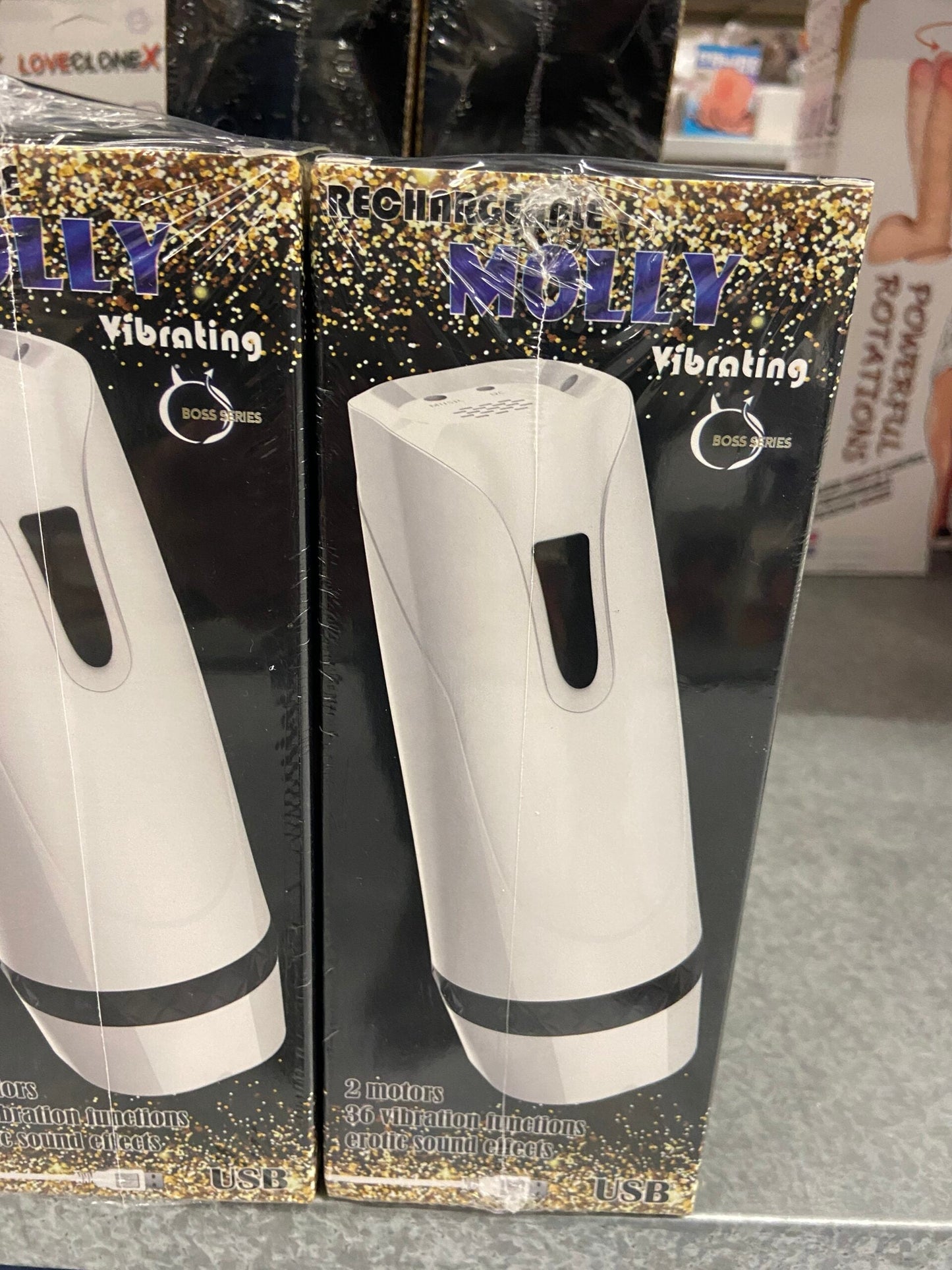 Bossoftoys Vibrating Big Masturbator - Usb - 36 Functions - 26-00187