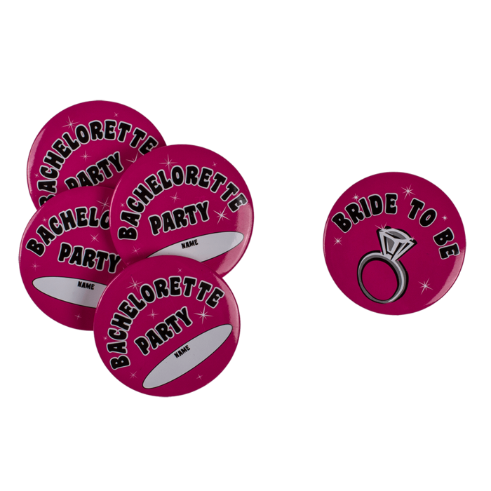 Kinky Pleasure Bachelorrette Buttons Set 7 stuks