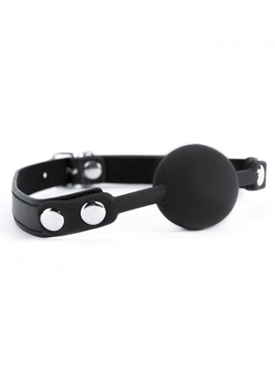 Argus Siliconen Zwarte Bal Gag - AF 001008