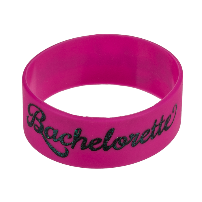 Kinky Pleasure Vrijgezellen Feest Armband Roze ''Bachalorette''