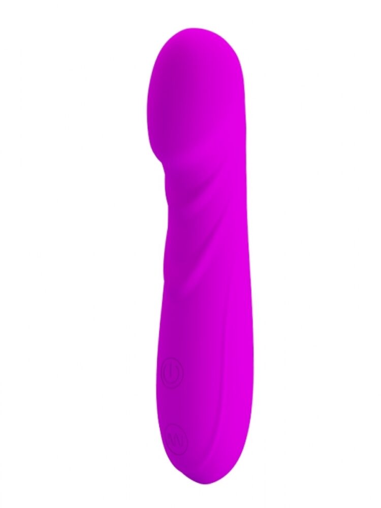 Argus Siliconen Clitoris Vibrator - Oplaadbaar Multispeed - Roze - 15 cm dia 2,9 cm - AT 1007
