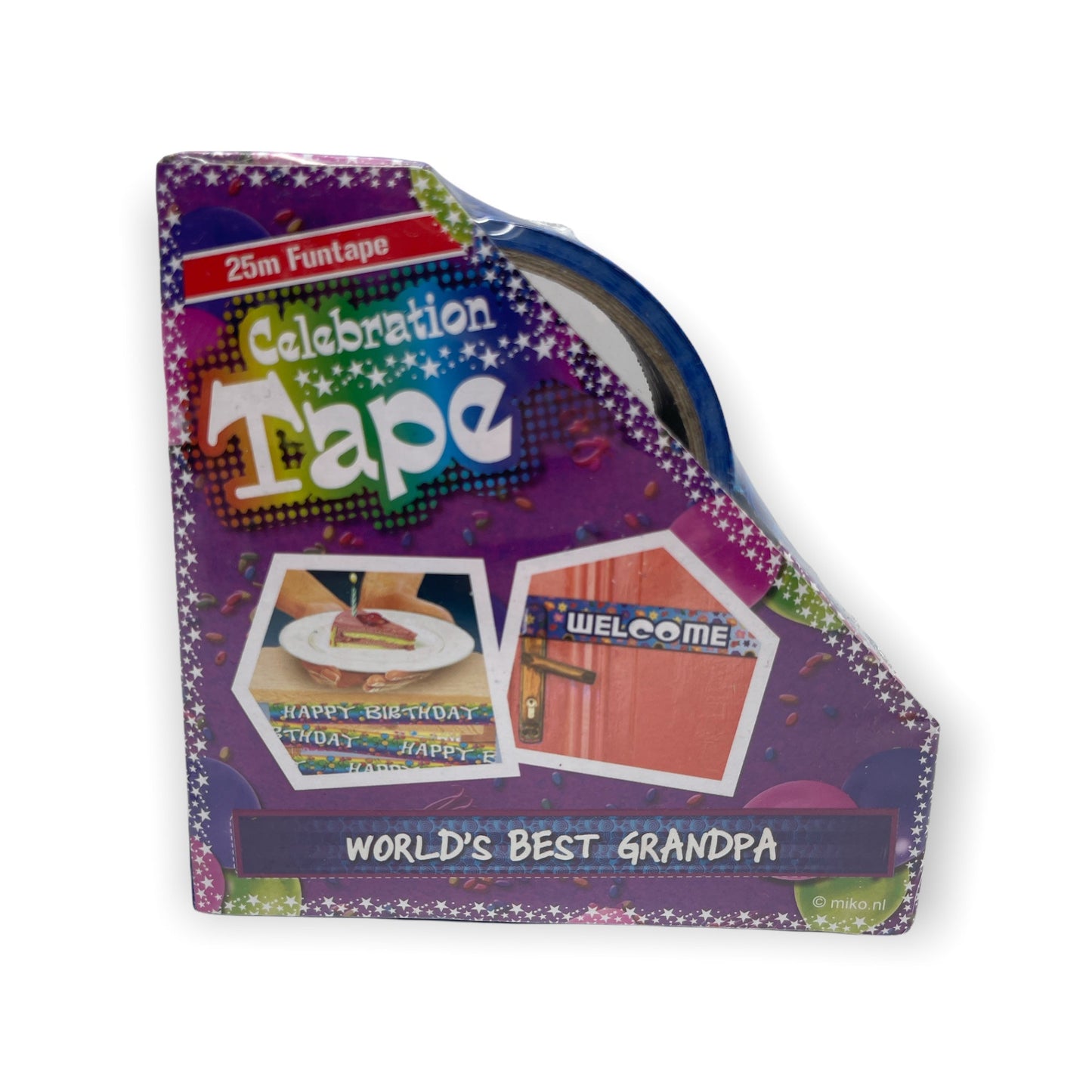 Feestelijke Grappige Tekst Afzet Lint 25 Meter - Creëer Orde en Duidelijkheid