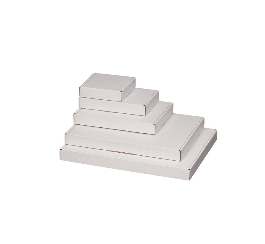 Gerecycled Brievenbusdoos 255 x 160 x 28 mm (A5+) Bundel 100 stuks