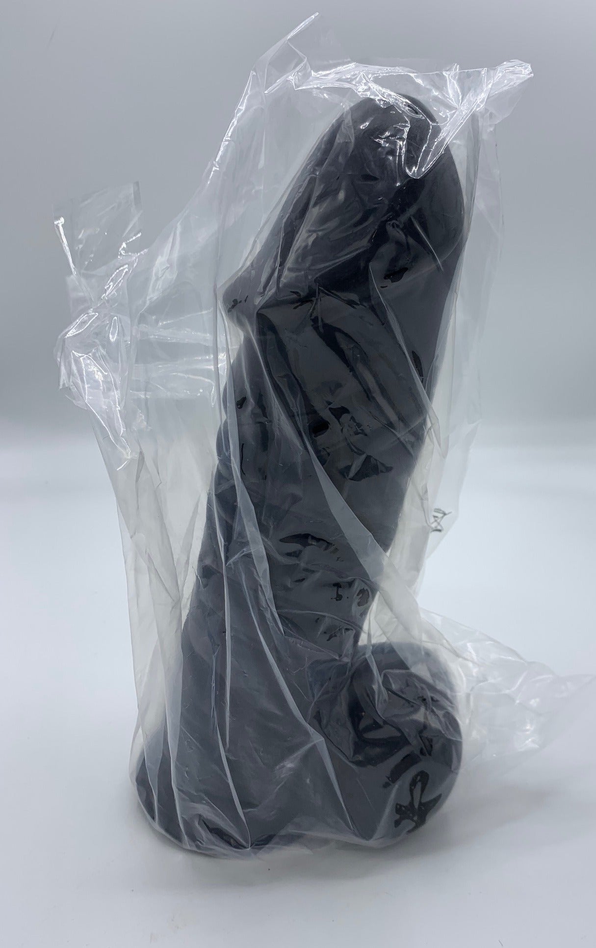 XXLTOYS Uncle Tom - XXL Realistic Dildo with huge balls - Insertable length 27 cm x 7 cm - Dia with balls 14 cm - Length huge size 32 cm - Black