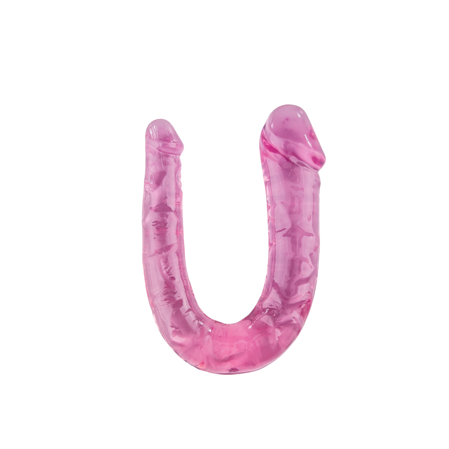 Power Escorts BR335 – Double Dong Pink – Dubbele Dildo – 29 cm – Flexibel
