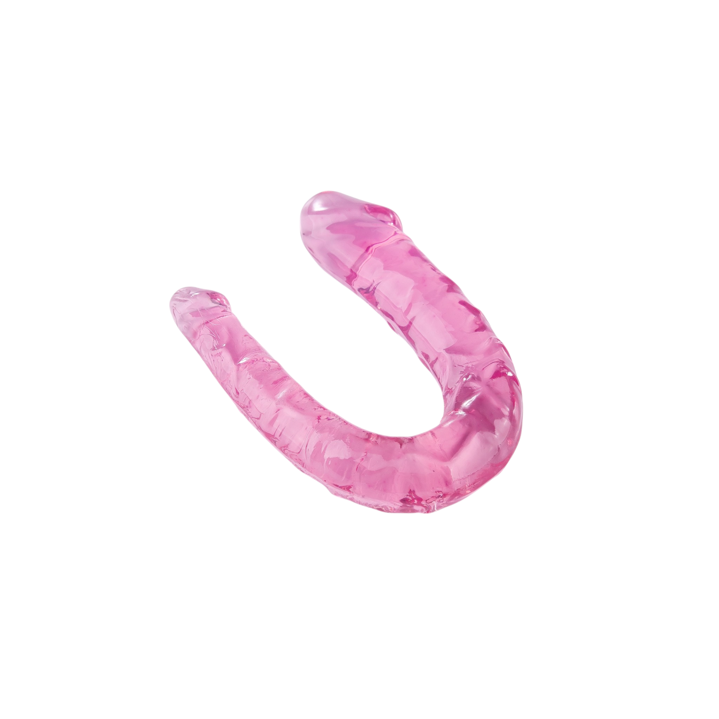 Power Escorts BR335 – Double Dong Pink – Dubbele Dildo – 29 cm – Flexibel