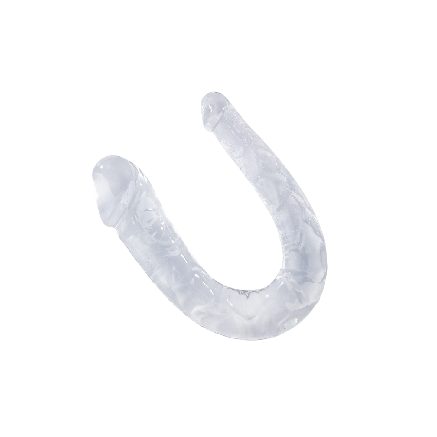Power Escorts BR335 – Double Dong Clear – Transparante Dubbele Dildo – Flexibel – 29 cm