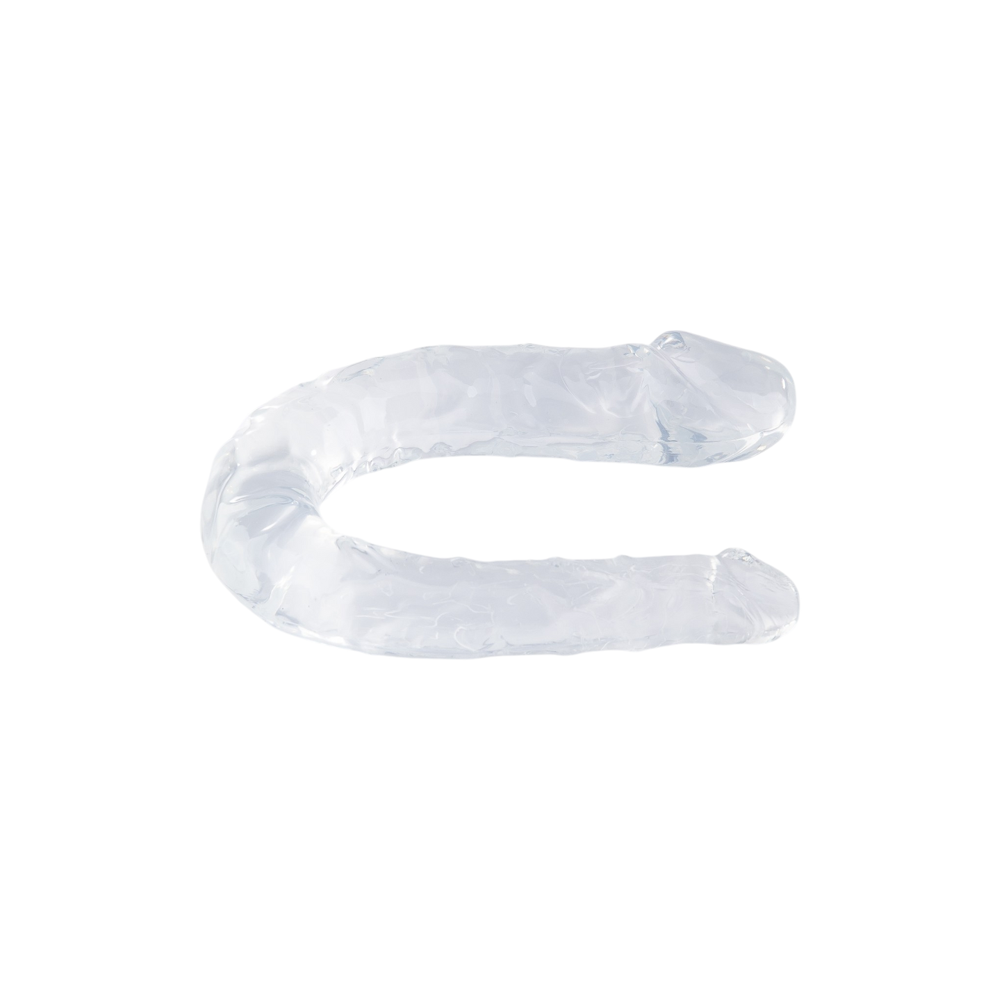 Power Escorts BR335 – Double Dong Clear – Transparante Dubbele Dildo – Flexibel – 29 cm