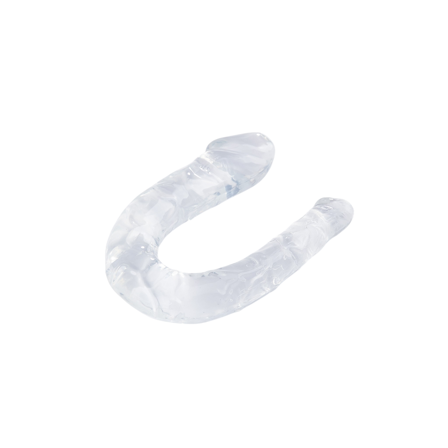 Power Escorts BR335 – Double Dong Clear – Transparante Dubbele Dildo – Flexibel – 29 cm