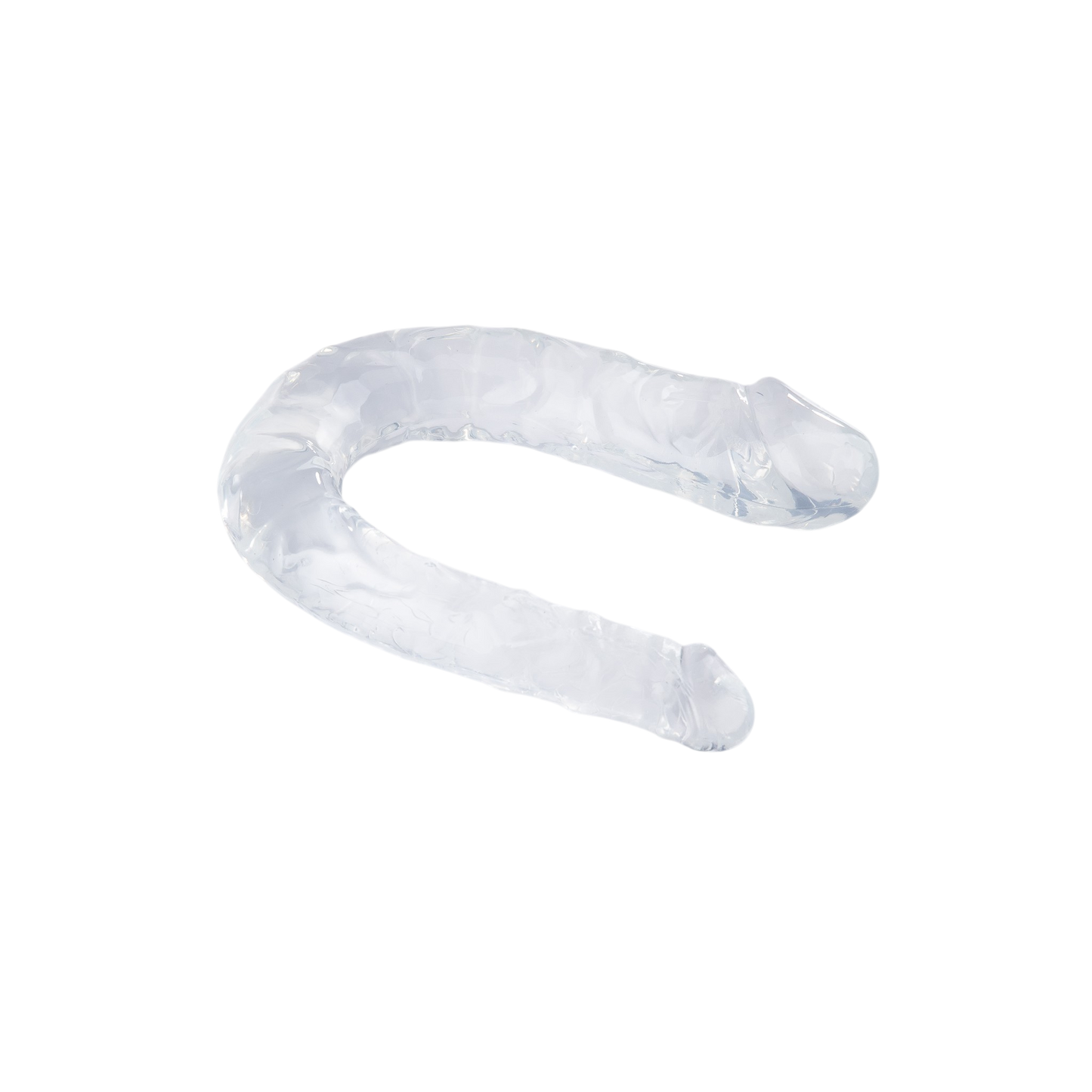 Power Escorts BR335 – Double Dong Clear – Transparante Dubbele Dildo – Flexibel – 29 cm